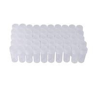 50pcs 5ml Small Plastic Sample Tubes With Lids Volume Plastic Sample Bottles Small Storage Container Test Tube Vial Storage Container Bore Dia14mm Height 40mm