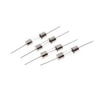 50pcs 5x20mm Axial Glass Fuse Fast Blow 250V with Lead Wire - 0.5A to 15A Options Available(F 10A)