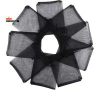 50Pcs 5X7 7X9 9X12Cm Black Sheer Organza Drawstring Gift Bags for Wedding Birthd