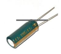 50PCS 6.3V2700UF Aluminum Electrolytic Capacitor 2700UF 6.3V 10 * 20mm