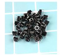 50PCS 6 * 6 * 5mm touch switch 4 foot button 6x6x5 miniature electromagnetic oven accessories panel key switch(2P)