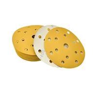 50PCS 6 Inch 15 Hole Sanding Discs Hook and Loop,40-800 Grit Sandpaper Disc for Orbital Sander, Professional for Automotive For Orbital(500)