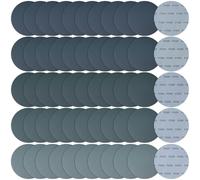 50Pcs 6 Inches Sanding Discs, Hook and Loop Sanding Disc, Round Wet and Dry Sanding Disc Grit 1000 1500 2000 3000 5000 Orbital Sander Pads for Car, Wood, Wall, Metal, Automotive Polishing, Jewelry