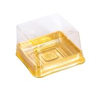 50pcs 63/100g Square Moon Cake Trays Package Box Container Holder Mid-Autumn Festival Gift Mold Set 50g
