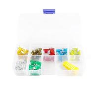 50pcs 7 Values Blade Auto Fuse Micro Fuse Mixed 5A 7.5A 10A 15A 20A 25A 30A Protected circuits