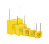 50Pcs/70Pcs Capacitor Kit 275VAC X2 Series 0.01UF~2.2UF 10Values Polypropylene Film Capacitors 102K-105K Assorted Set MQXFCZUX(50Pcs in Bags)