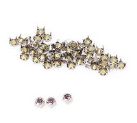 50PCS 7mm Replacent Bedazzler Refills, Rhinestone Nailhead, Rhinestone Stud Refills, Nailhead Studs Punk Diamond Spikes Rivets for Crafts and Decoration(#2)