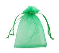 50pcs 7x9 15x20 17x23cm Organza Bag Christmas Party Candy Gift Bags Wedding Decor Drawstring Packaging Bag Pouches