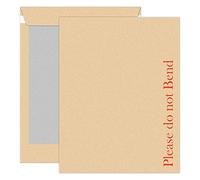 50Pcs A5 Envelopes iSOUL 229mm x 162mm A5 C5 Manilla Hard Board Backed Envelopes Do Not Bend Envelope