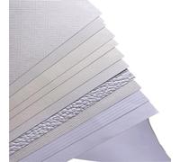 50Pcs A5 Vintage Mixed Special Paper Scrapbooking Art Decorate Supplies DIY Junk Journal Planner Collage Background for Making(White)