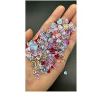 50PCS Accessories Resin Kawaii Nail Art Charms Cartoon Heart Nail Decorations Mixed Size Bulk Manicure Rhinestones Jewelry DIY-50PCS Mix