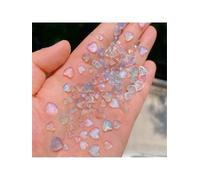50PCS Accessories Resin Kawaii Nail Art Charms Cartoon Heart Nail Decorations Mixed Size Bulk Manicure Rhinestones Jewelry DIY-50PCS Aurora