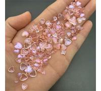 50PCS Accessories Resin Kawaii Nail Art Charms Cartoon Heart Nail Decorations Mixed Size Bulk Manicure Rhinestones Jewelry DIY-50PCS Pink
