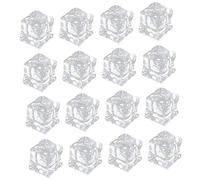 50pcs Acrylic Ice Cubes Irregular Fake Ice Photography Props