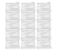 50pcs Acrylic Single Ring Display Stand for Vendors and Photography | Square Minimalist Holder, Polished Burr Free Edges, Stable Support, for Engagement Proposals and Studios