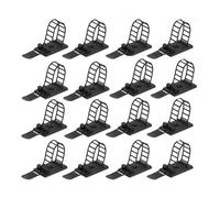 50Pcs Adjustable Self-Adhesive Nylon Cable Ties Reusable Adhesive Cable Management with Adhesive Backing and Optional Screw Mount Multi-Purpose Cable Tidy Clips for Home and Office Organisation