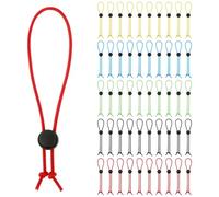 50PCS Adjustable Stocking Clip for Laundry Elastic Stretchable Rubber Stocking Holder Tie Lock for Organizer Washing Machine