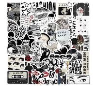 50Pcs Aesthetic Downtown Girls Stickers, Y2K Stickers, Vinyl Waterproof Cool Trendy Y2K Stickers, Aesthetic Stickers Teens Adults Decals for Laptop Skateboard,Downtown Girls