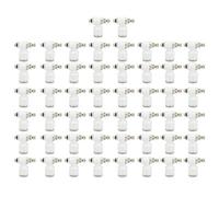 50Pcs Air Flow Control Valve, Pneumatic Throttle Valve with Quick Connector, Plated Brass Body, One - Touch Push - In Fitting for Air Tube Cylinder, SL6 - M5,