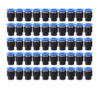 50PCs Air Pipe Plug, Plastic Brass Quick Insert PPF Pneumatic Cap for Pneumatic Pipeline Layout, Ideal for Mechanical Use