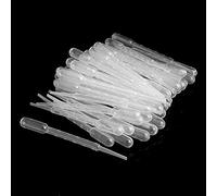 50Pcs Airbrush 3ml Disposable Plastic Eye Dropper Transfer Graduated Pipettes Essential Oils Pipettes Dropper