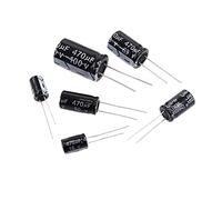 50PCS Aluminum Electrolytic Capacitors 16V 25V 50V 1UF 2.2UF 3.3UF 4.7UF 10UF 22UF 33UF 47UF 100UF 220UF 330UF 470UF (Size : 16V 220UF 5x7)
