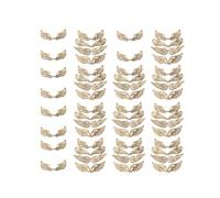 50pcs Angel Wings Wooden Wood Cutouts for Crafters and Decorators | Smooth Surface, Ready to Glue, Rustic Finish, for Scrapbooking, Signs, Gift Boxes and Holiday Decor