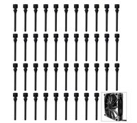 50Pcs Anti-vibration Fan Mount Soft Rubber Case Fan Screw PC Fan Anti-vibration Rubber PC Anti-vibration Screw for PC Case Fan or PCU Fan (4.3 * 0.7cm)