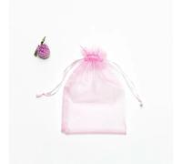 50PCS Assorted Size Organza Present Bags with Drawstring, for Jewelry Packaging, Wedding Party Favors, Candy Present and Decorative Pouches