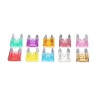 50pcs Auto Car Truck Small Size Blade Fuse 3A 5A 7.5A 10A 15A 20A 25A 30A 35A 40A Car Styling Cars Safety Blade Fuse Accessories