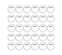 50Pcs Badge Making Kit for Kids, 3.8cm Clear Button Craft Badges Make Your Own Badges Button Badge Acrylic Button Pin Badges for DIY Craft Activities Decoration and Kids Party Bag Fillers
