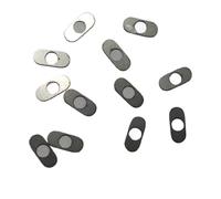 50pcs Badminton racket anti collapse metal gasket double hole anti collapse gasket(2.6)