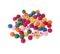 50Pcs/Bag Wooden Bird Parrot Bite Toy Multipurpose Colorful DIY Beads Decoration Accessories parrot toys african grey for small parrots for large birds conure macaw parrot toys christmas parts set for