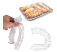 50pcs Baking Sheet Pan Bowl Covers, 18x13in PE Material Reusable Leak-Proof High Definition Clear Elastic Baking Tray Cover for Pizza Dough Proofing and Outdoor Food Fresh Keeping Supplie