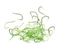 50pcs Barbless Fishing Hooks Fly Tying Long Shank Beak Bait Holder for Freshwater Saltwater Small Hooks