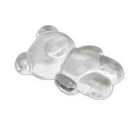 50Pcs Bear Shaped Nail Art Color Display Card Color Display Card Transparent Acrylic Cute Cartoon Nail Polish Nail Art DIy Manicure Tool Accessories