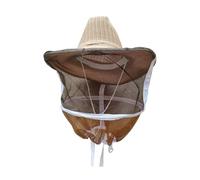 50Pcs Beekeeping Cowboy Hat Beekeeper Anti Bee Hat Mosquito Bee Insect Net Veil Head Face Protector Equipment