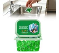 50PCS Bio Enzyme Drain Pods Deodorizer Capsules for Sinks Sewers（1 Box） | Enzyme Drain Cleaner,Continuous Fresh Fragrance,Drain Smell Eliminator,Water-Soluble Odor Neutralizing Beads
