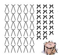 50Pcs Black Bows, Black Bows for Cake, Cake Bows Decorations Bow Birthday Decorations for Cake Shower Cake Toppers Christening Cake Topper