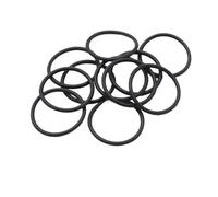 50Pcs Black NBR O Ring Gasket Thickness CS 1.8mm OD 1.8~71mm Nitrile Rubber O Type Ring Corrosion Oil Resist Sealing Washer(ID 58mm OD 61.6mm)