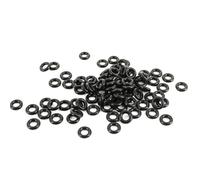 50pcs Black O-rings Nitrile Rubber 60A 70A, 1.5mm Thickness Sturdy O Shape NBR Ring Gaskets(10x7x1.5mm,Hardness 60A)