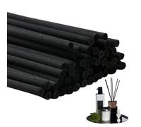 50Pcs Black Reed Diffuser Sticks 30cm x 4mm Thick Diffuser Reeds Sticks Extra Long Reeds for Diffusers Aroma Essential Oil Diffuser Replacement Refill Sticks for Bedroom Home Fragrance Aromatherapy
