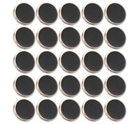 50pcs Black Resin Buttons Gold Trim for Blouses and Sweaters | Easy to Sew, round Iron-resin Build, Wardrobe Upgrades, Home Sewers and Fashion Hobbyists, Winter Season