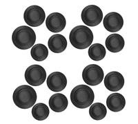 50pcs Black round Rubber Coin Bank Plug for Piggy Banks