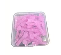 50Pcs Blackhead Remover Acne Needle Tool, Disposable Acne Needles Fat Grain Beauty Skin Care Tool(50pcs Pink with Box)