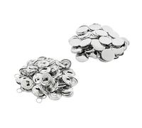 50pcs Blank Metal Button Making Supplies 44mm 58mm Badge Button Parts For DIY Making Keychain Bottle Opener Accessories For Craft Production(50pcs 44mm)