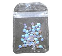50pcs Blue Tears Cats Eye Matte Embellishments Add A Touch Of Fashion To Your Nails With Rich Colors For Salon Use