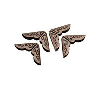 50Pcs Book Corner Protectors Corner Protector, Book Protector Corners, Scrapbooking Supplies For Scrapebooking Vintage Photo Album Diary Bronze (C086 Bronze)