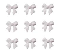 50pcs Bow Resin Nail Art Decorations 3D Bowknot Nail Charm Ornament Manicure Design Jewelry DIY Accessories