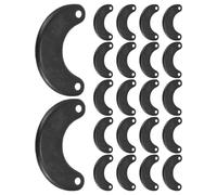 50pcs Bow Shaped Photo Frame Turn Button Backing Board Fastener Iron | Rust Resistant Finish, Suitable for Posters and Frame Backing Boards, Useful Supplies for Studios, Shops and Home